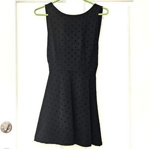 American Apparel Black Polka Dot Dress in S